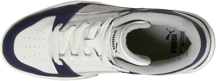 PUMA WHITE AND BLUE