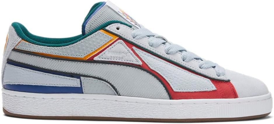 PUMA Mens Suede Layers New Heritage Lace Up Sneakers Shoes Casual - Grey