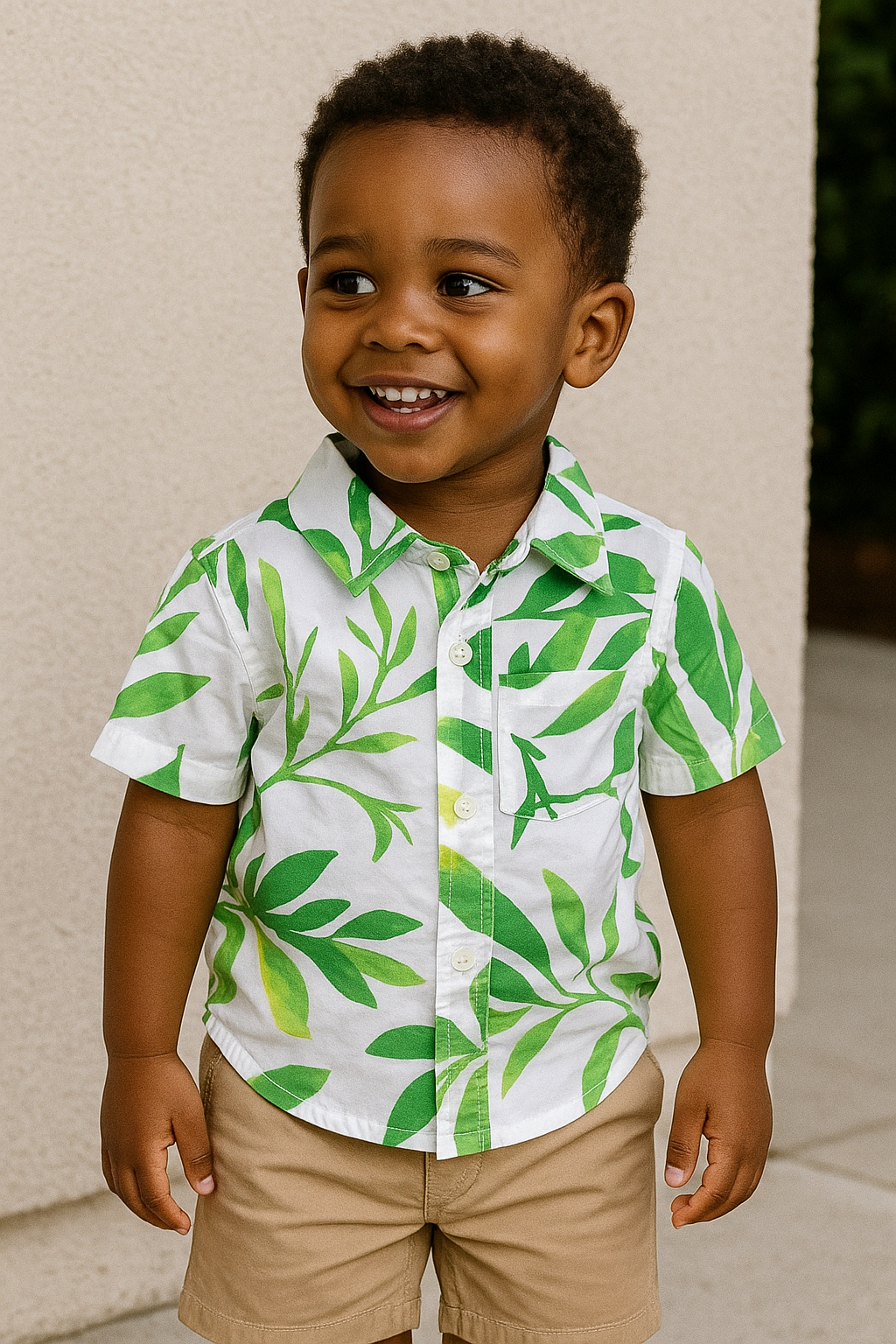 PLACE SHIRT AND SHORT GREEN