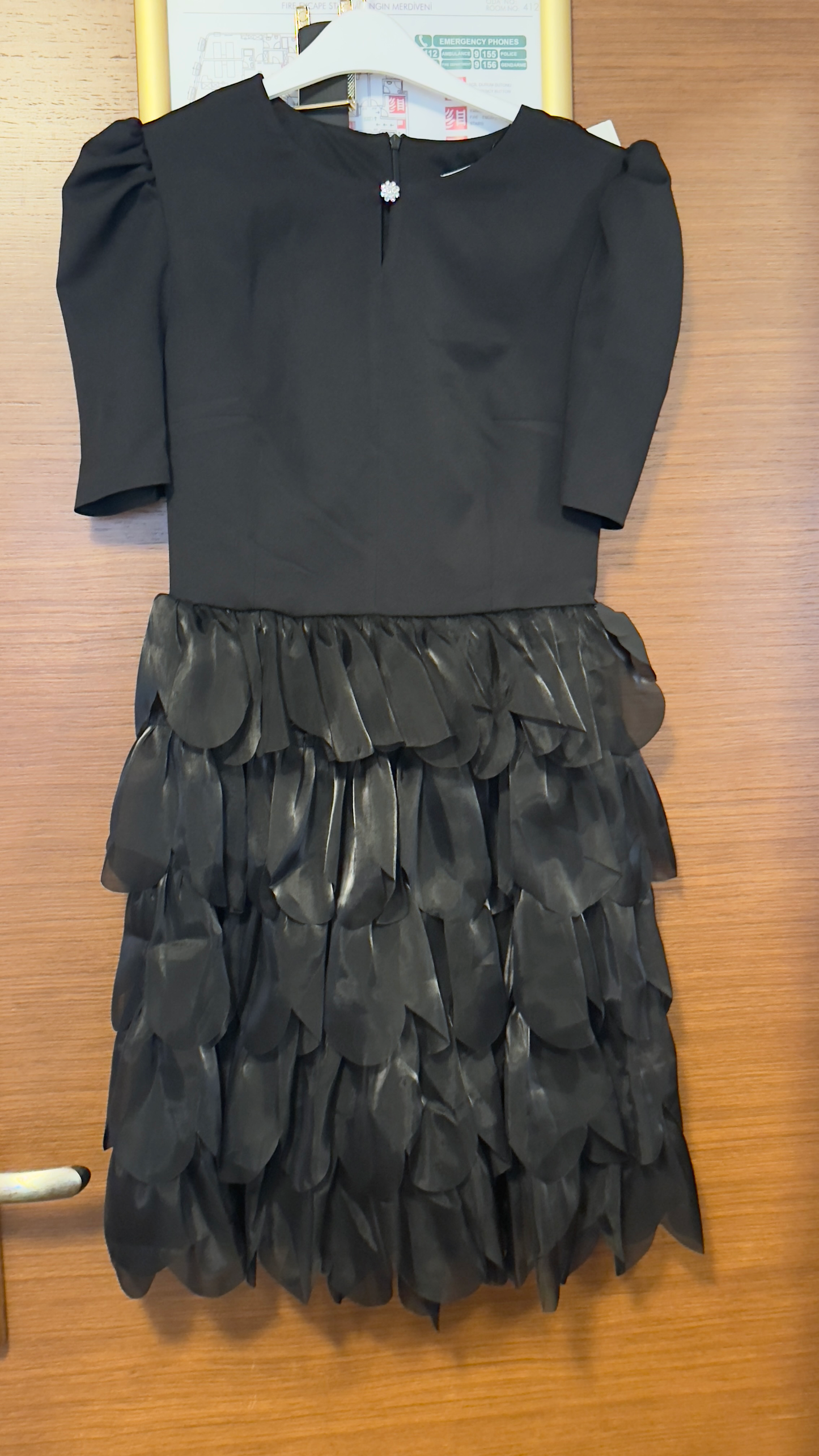 RAVEN BLOOM BLACK DRESS
