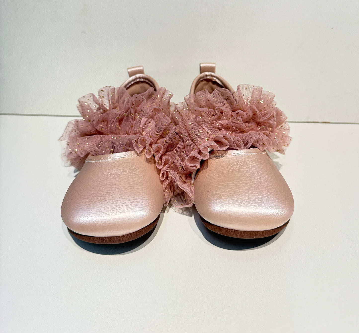 SLEEK & BRISK PINK FLAT SHOES