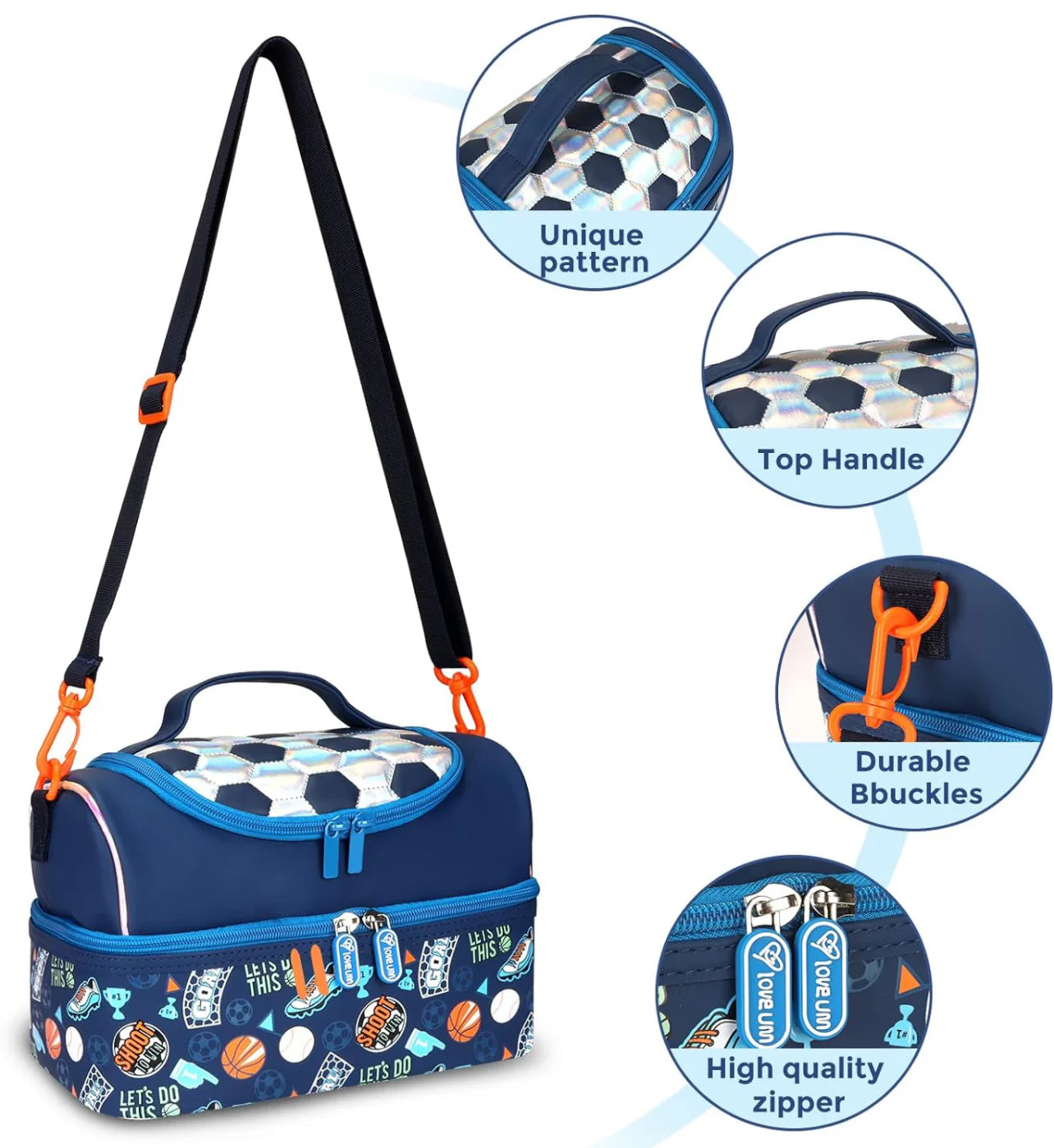 Luxury Double Decker Lunchbag for Kids