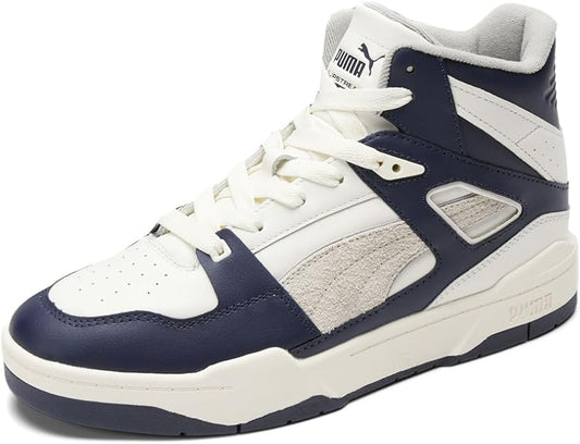 PUMA WHITE AND BLUE