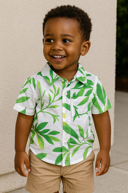 PLACE SHIRT AND SHORT GREEN