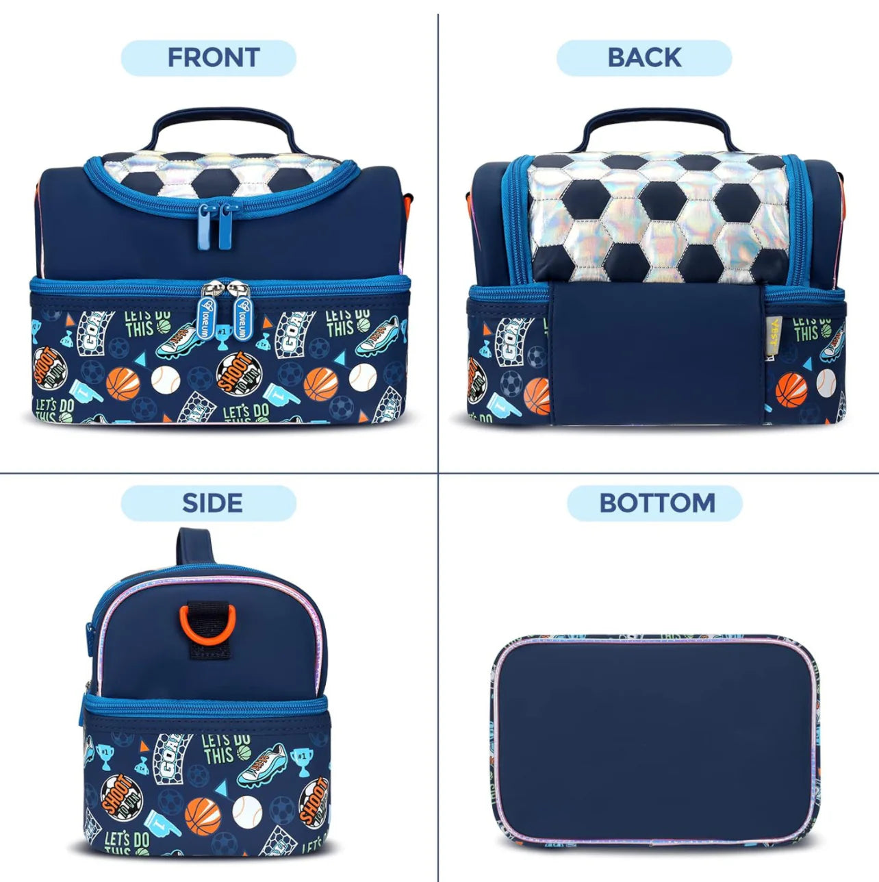 Luxury Double Decker Lunchbag for Kids