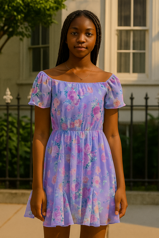 HELLO FRANKI LILAC DRESS