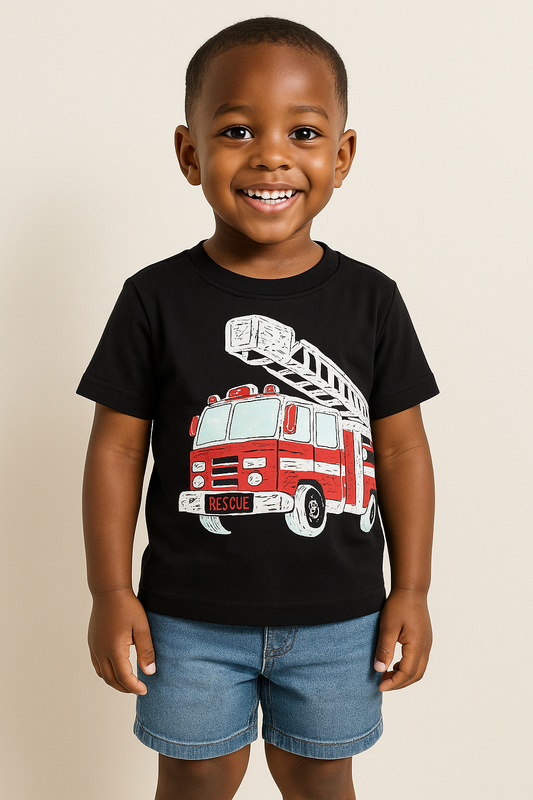 PLACE BOY T SHIRT BLACK