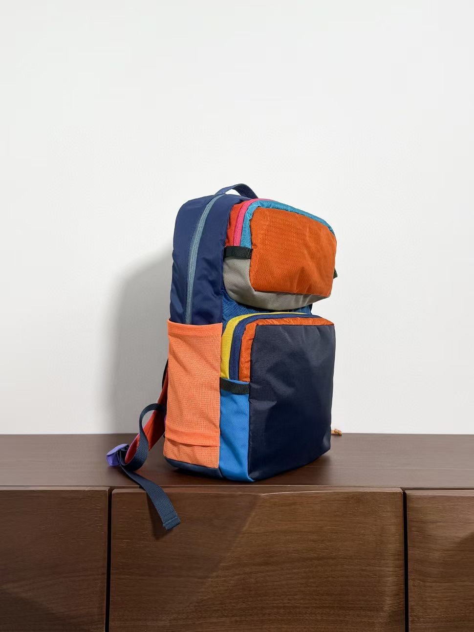 COLOR BLOCK BACKPACK