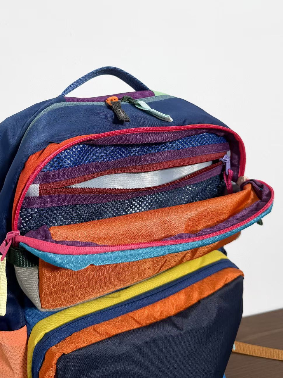 COLOR BLOCK BACKPACK