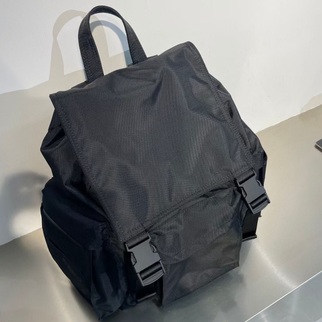 BLACK MULTIPOCKET BACKPACK