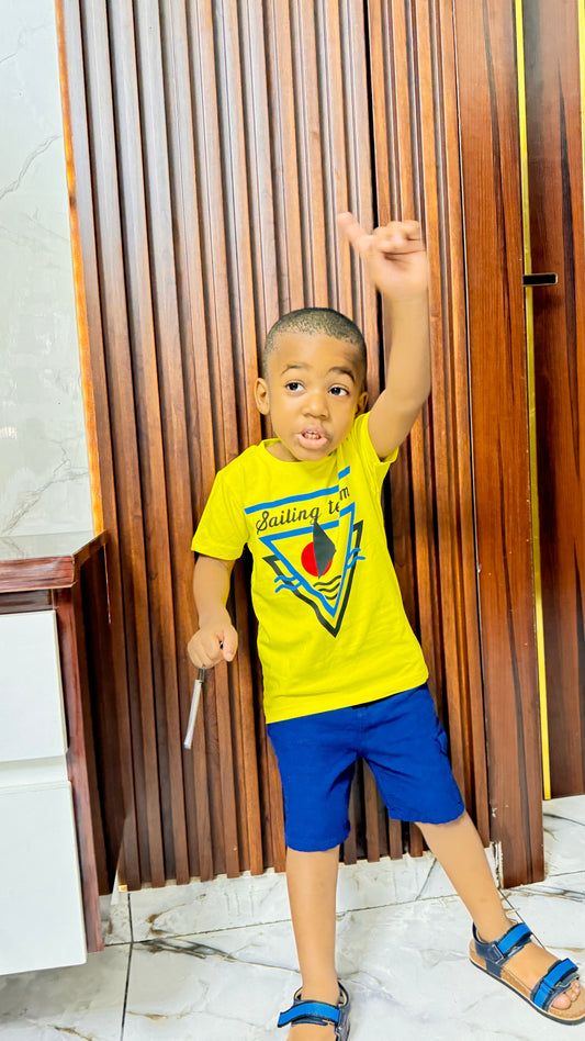 WANEX BOY'S YELLOW TOP