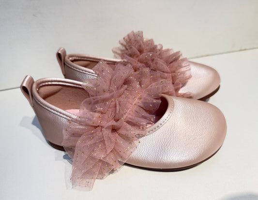 SLEEK & BRISK PINK FLAT SHOES