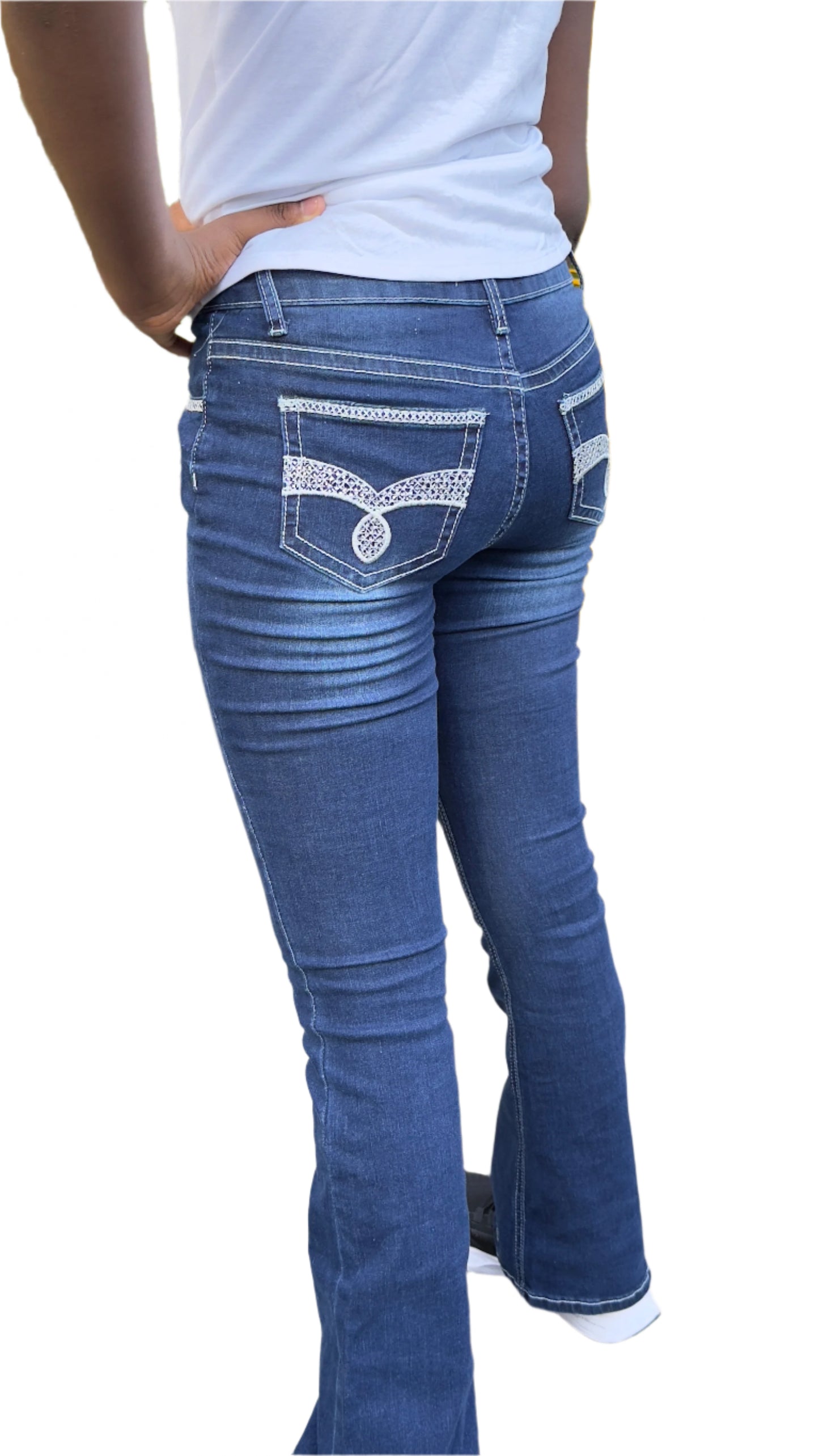 GIRLS DENIM TROUSER