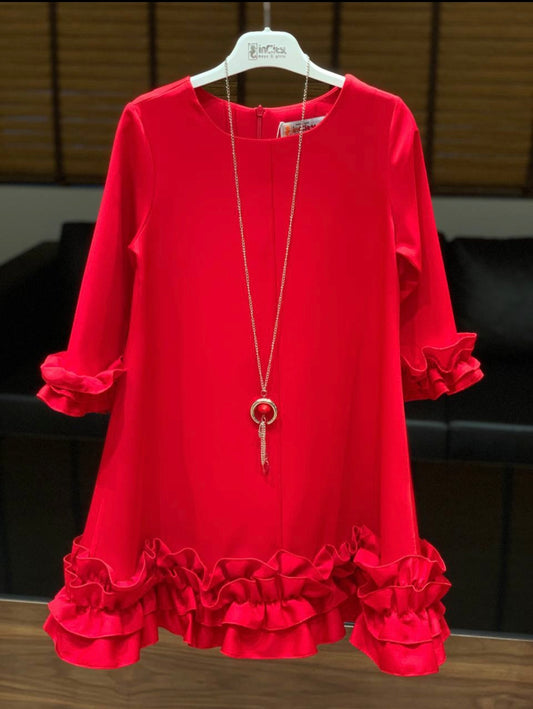 INCITY RED DRESS