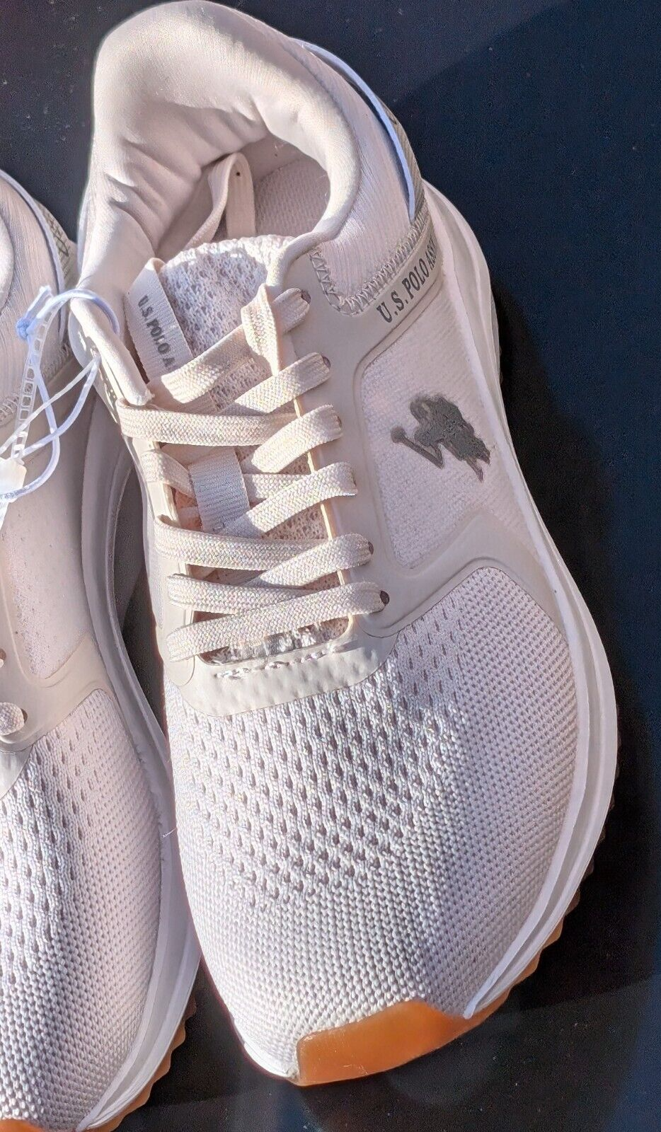 U.S. Polo Assn.Womens Off white/ Ivory Casual Sneakers