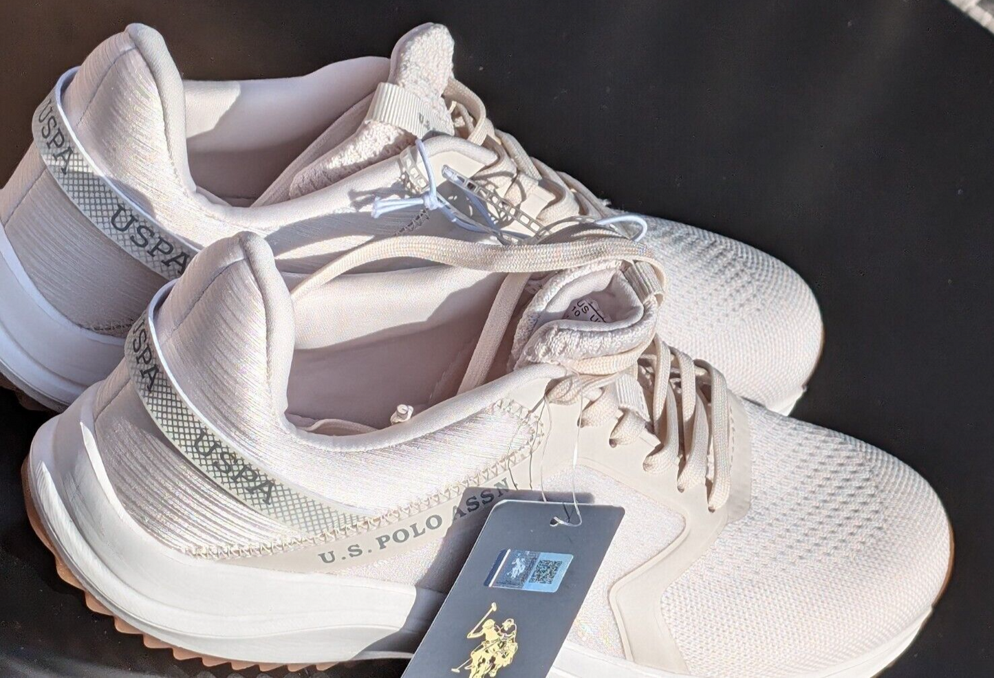 U.S. Polo Assn.Womens Off white/ Ivory Casual Sneakers
