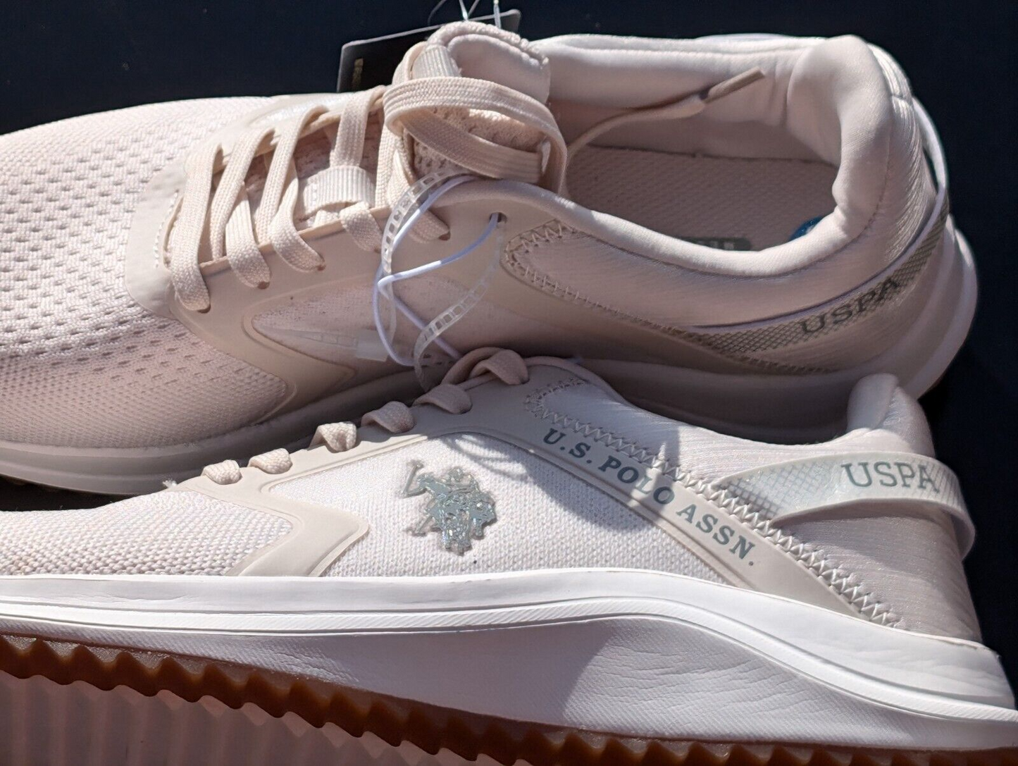 U.S. Polo Assn.Womens Off white/ Ivory Casual Sneakers