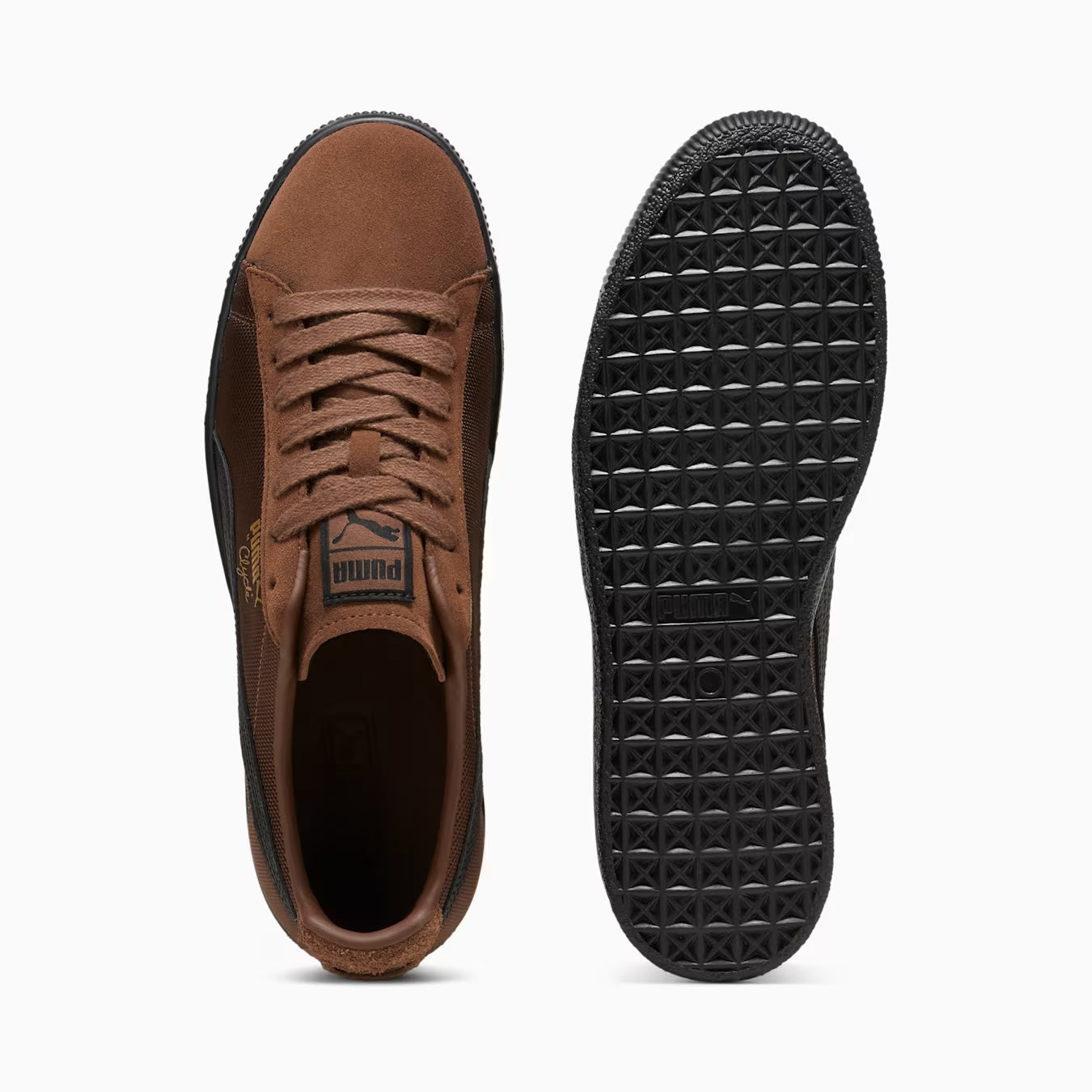 PUMA CLYDE SOPH BROWN SNEAKERS